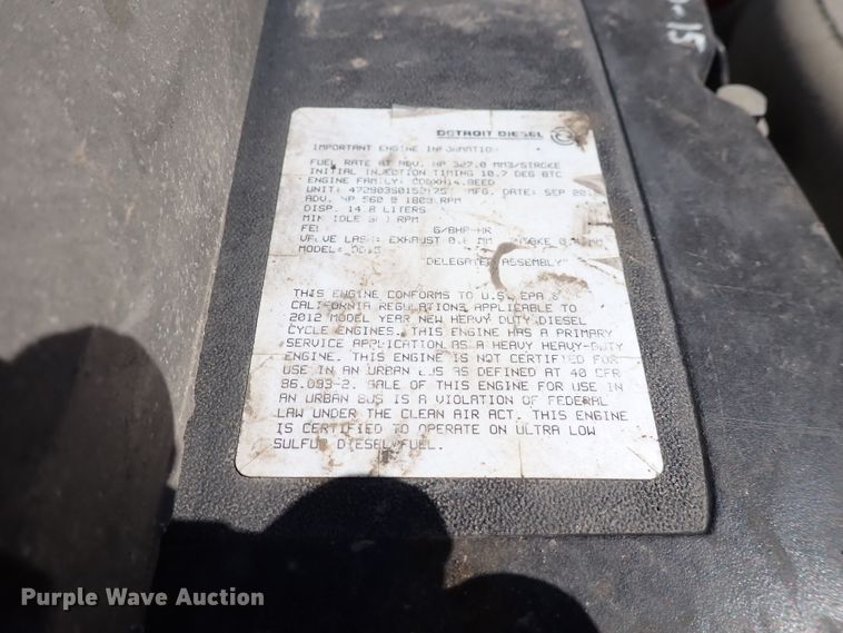 image for item DK4678 2013 Freightliner Cascadia  semi truck