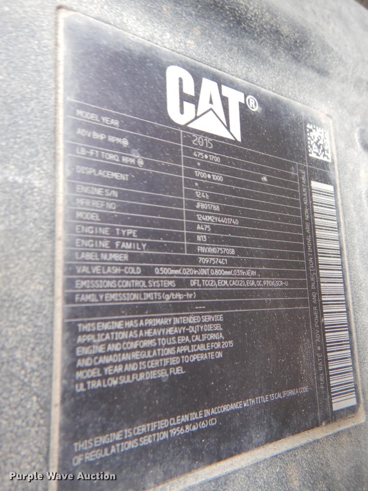 image for item DK5598 2016 Caterpillar CT680L  semi truck