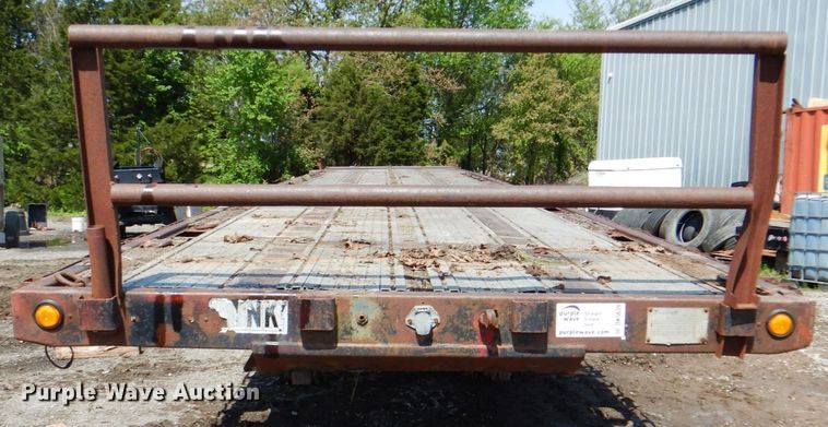 image for item DK5639 1987 Transcraft TL90K45  flatbed trailer