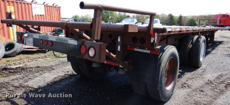 image for item DK5639 1987 Transcraft TL90K45  flatbed trailer