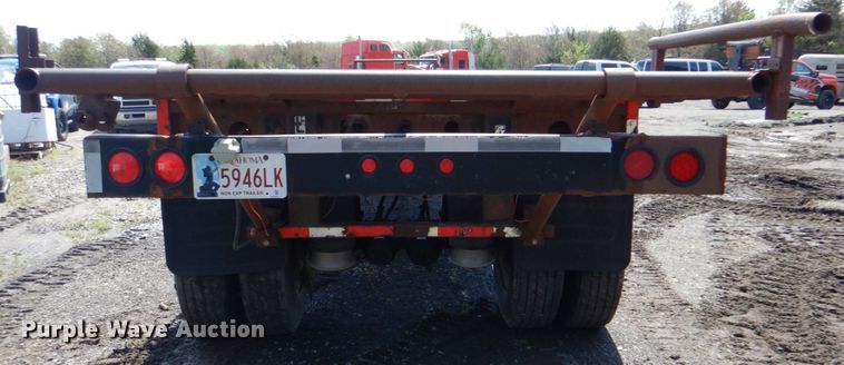 image for item DK5639 1987 Transcraft TL90K45  flatbed trailer