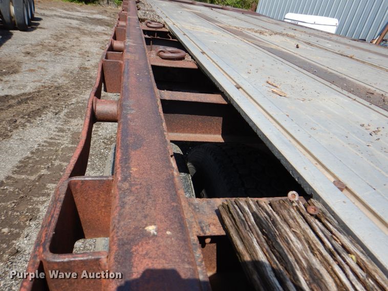 image for item DK5639 1987 Transcraft TL90K45  flatbed trailer