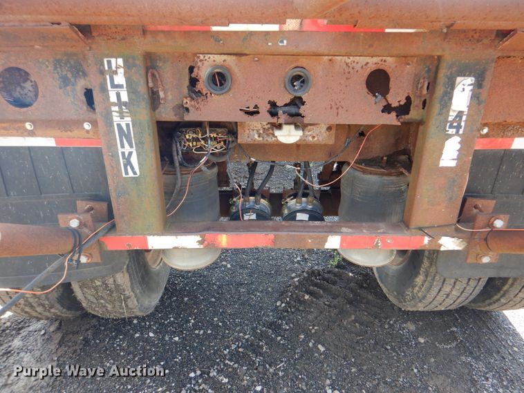 image for item DK5639 1987 Transcraft TL90K45  flatbed trailer