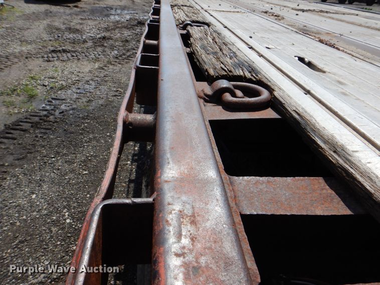 image for item DK5639 1987 Transcraft TL90K45  flatbed trailer