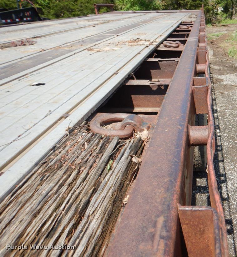 image for item DK5639 1987 Transcraft TL90K45  flatbed trailer