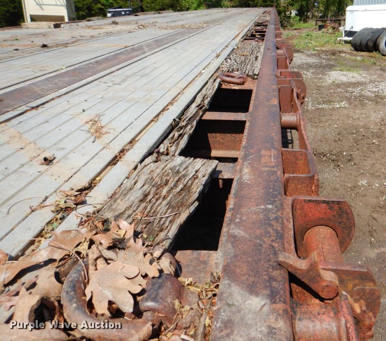 image for item DK5639 1987 Transcraft TL90K45  flatbed trailer