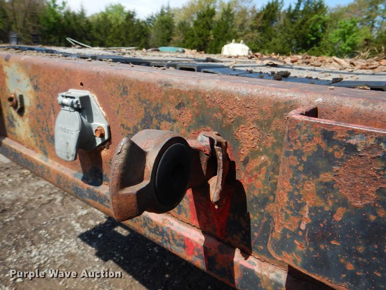 image for item DK5639 1987 Transcraft TL90K45  flatbed trailer