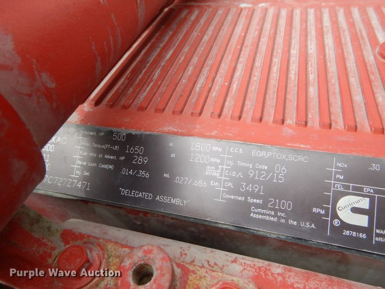 image for item DL8015 2012 Peterbilt 367  semi truck