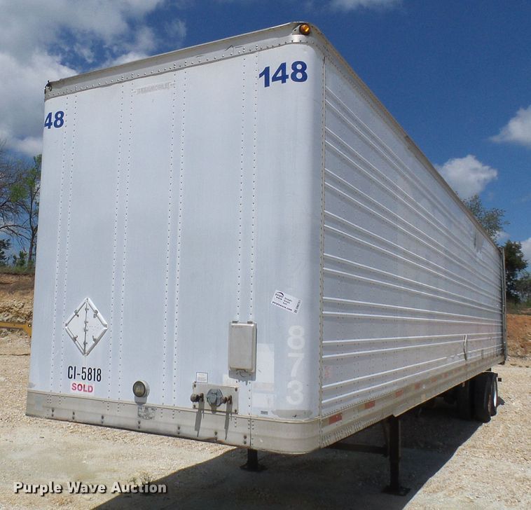 image for item DN6751 2002 Trailmobile  dry van trailer