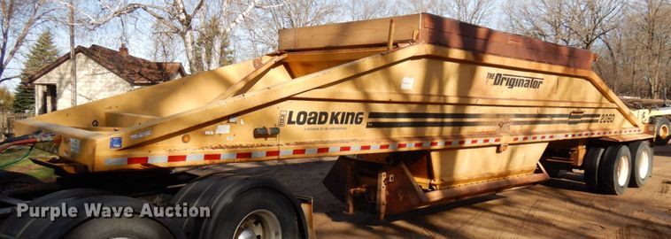 image for item HR9242 1999 Load King 2060  bottom dump trailer