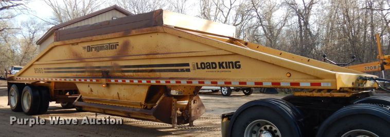 image for item HR9242 1999 Load King 2060  bottom dump trailer