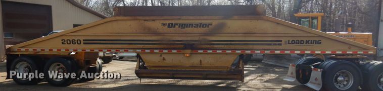 image for item HR9242 1999 Load King 2060  bottom dump trailer