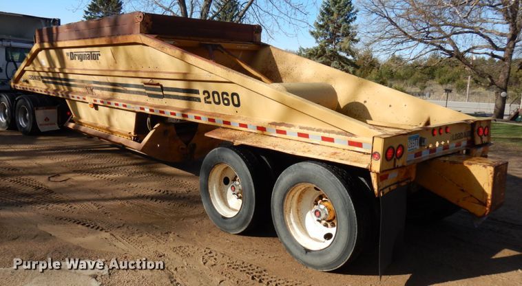 image for item HR9242 1999 Load King 2060  bottom dump trailer