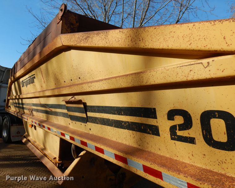 image for item HR9242 1999 Load King 2060  bottom dump trailer