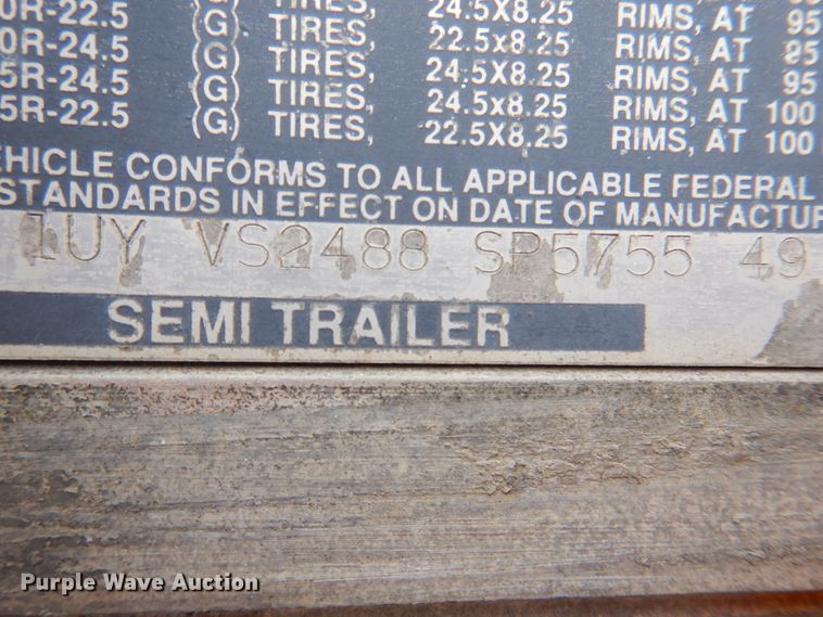 image for item IQ9269 1995 Utility Trailers VS2D0  dry van trailer