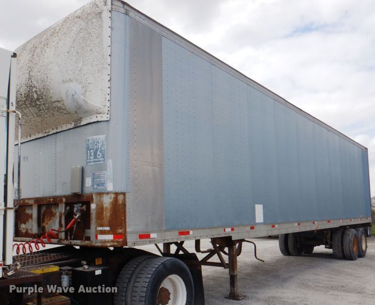 image for item IQ9272 1980 Fruehauf FRXF245LS  dry van trailer