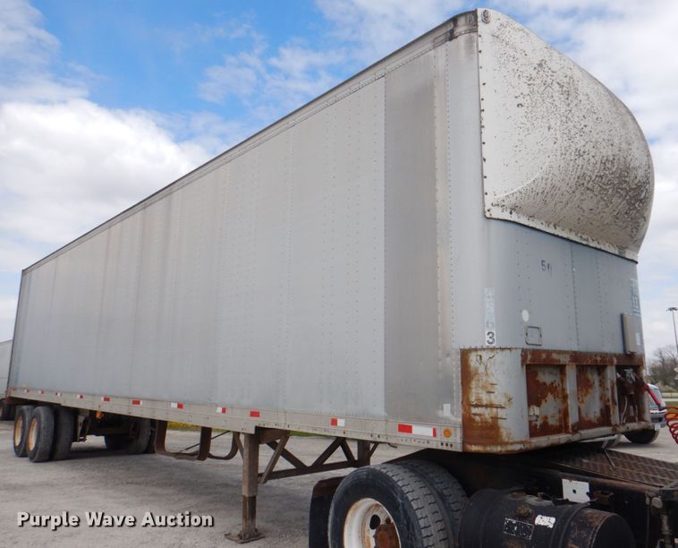 image for item IQ9272 1980 Fruehauf FRXF245LS  dry van trailer