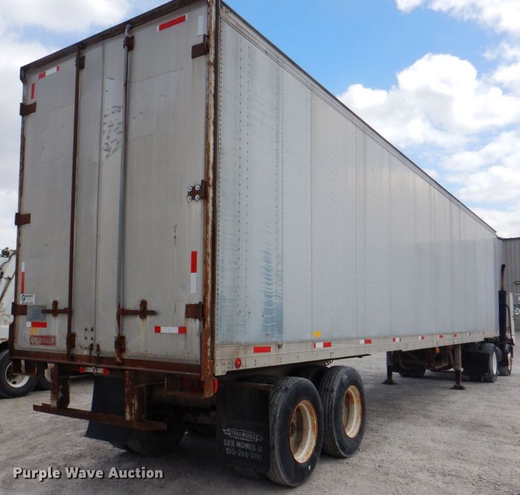 image for item IQ9272 1980 Fruehauf FRXF245LS  dry van trailer