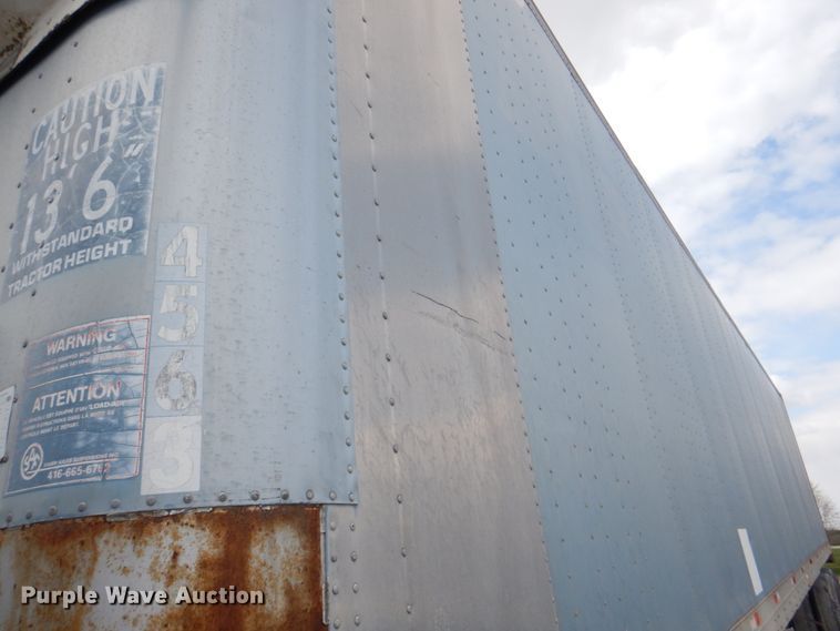 image for item IQ9272 1980 Fruehauf FRXF245LS  dry van trailer