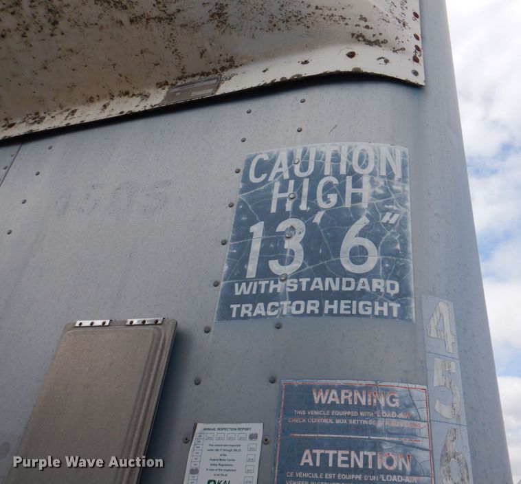 image for item IQ9272 1980 Fruehauf FRXF245LS  dry van trailer