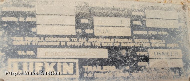 image for item IV9009 1994 Lufkin ULD-II38  end dump trailer