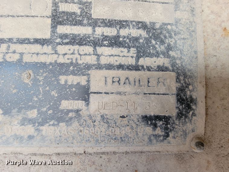 image for item IV9009 1994 Lufkin ULD-II38  end dump trailer