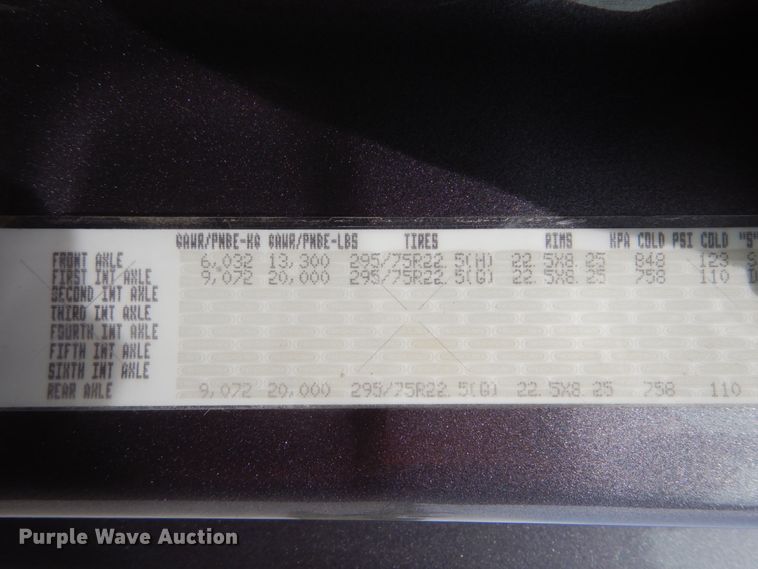 image for item IY9643 2014 Freightliner Cascadia 125  semi truck