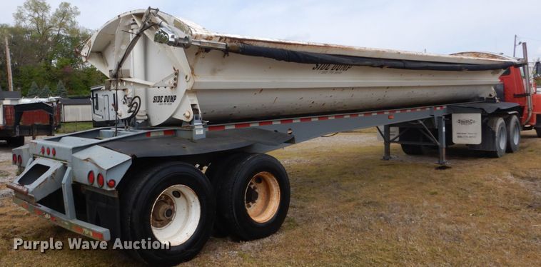image for item IY9685 2003 Smith Co  side dump trailer
