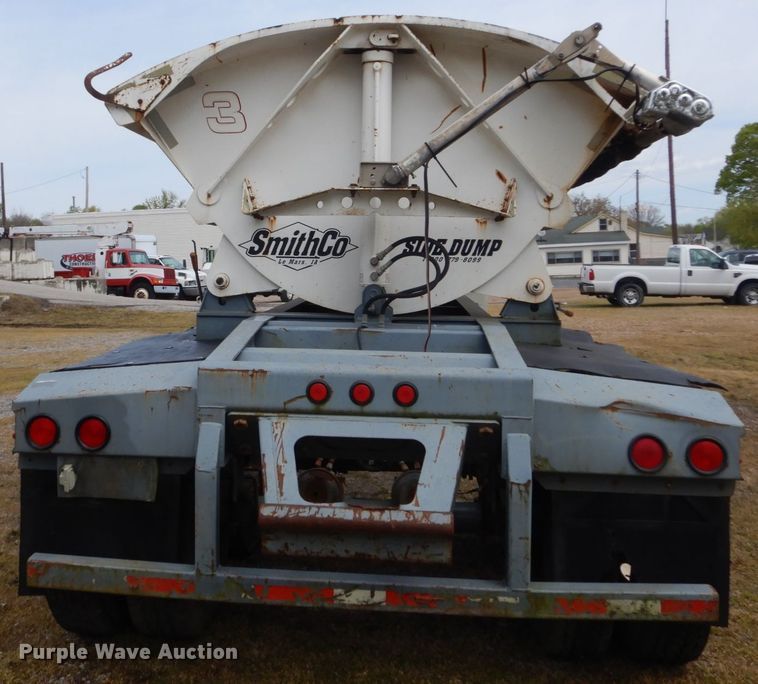 image for item IY9685 2003 Smith Co  side dump trailer
