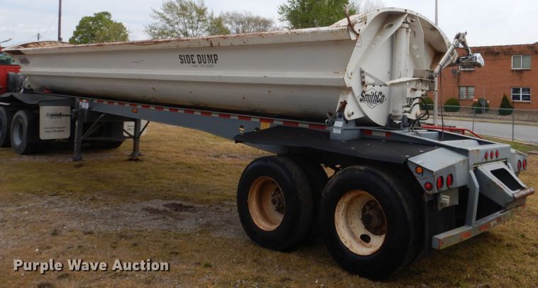image for item IY9685 2003 Smith Co  side dump trailer