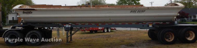 image for item IY9685 2003 Smith Co  side dump trailer