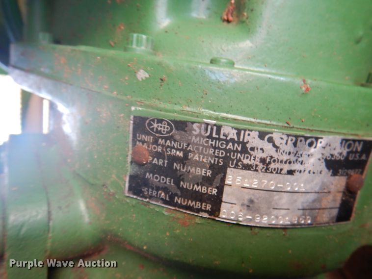 image for item DA5286 Sullair 185DPO-JD  air compressor