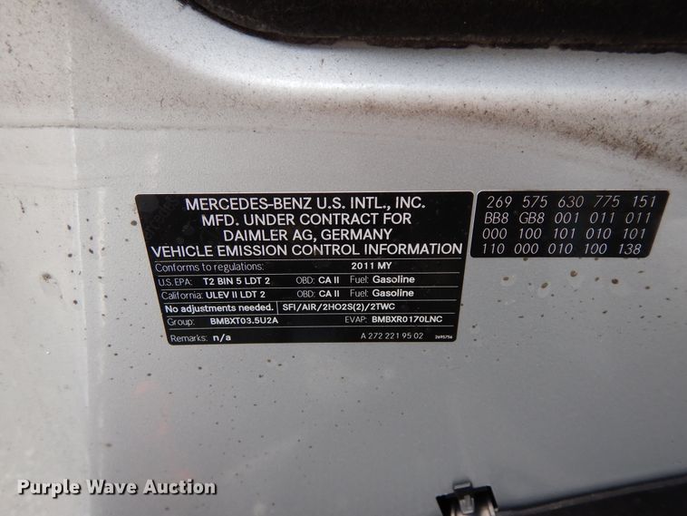 image for item DF6766 2011 Mercedes Benz ML350  SUV