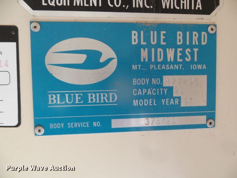 image for item DI5594 1996 Chevrolet G30  school bus