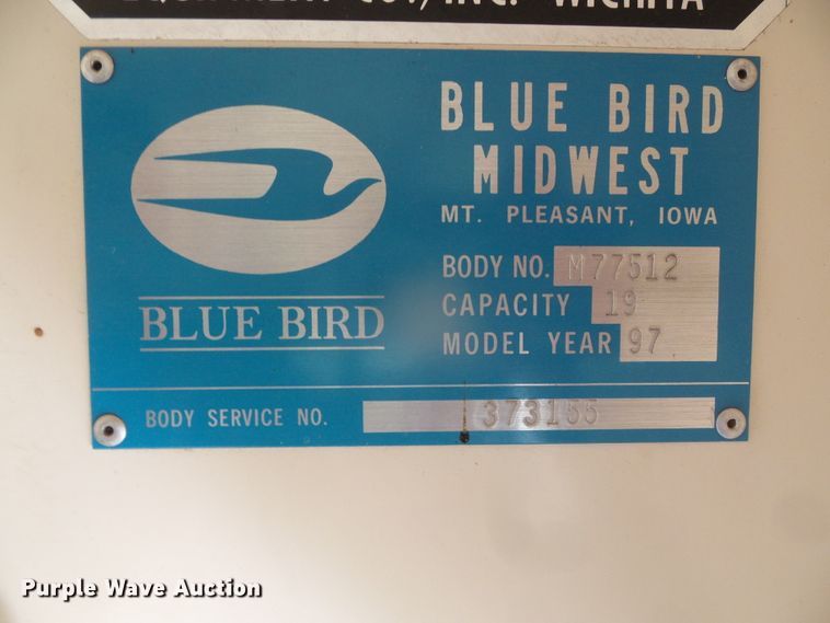 image for item DI5595 1996 Chevrolet G30  school bus