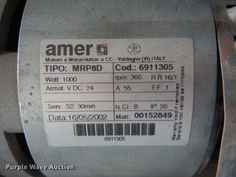 image for item DK5618 2002 Eagle Power Teknova 1400E  sweeper