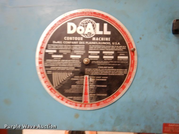 image for item DL8074 Doall 2013-V3 contour machine