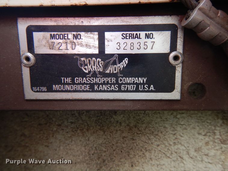 image for item DL8088 Grasshopper 721D  ZTR lawn mower