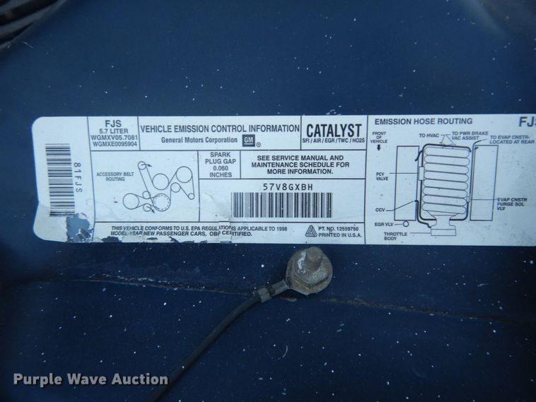 image for item DM2965 1998 Pontiac Trans Am  convertible