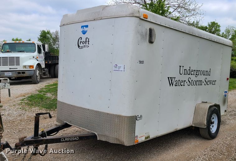 image for item DN5518 1995 Croft  enclosed cargo trailer