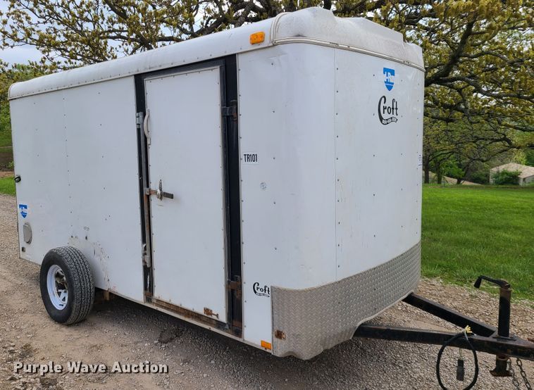 image for item DN5518 1995 Croft  enclosed cargo trailer