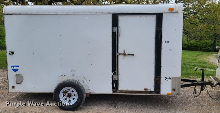 image for item DN5518 1995 Croft  enclosed cargo trailer