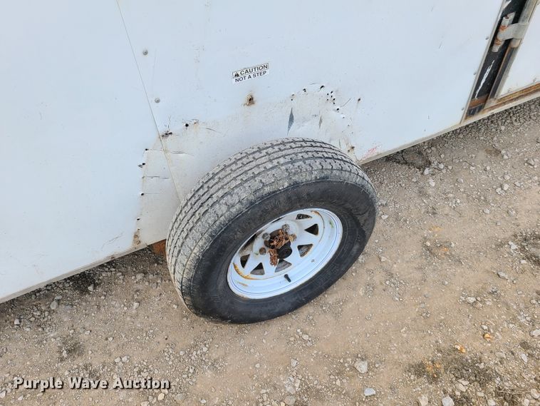 image for item DN5518 1995 Croft  enclosed cargo trailer