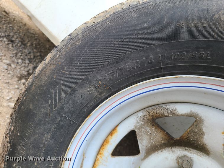 image for item DN5518 1995 Croft  enclosed cargo trailer