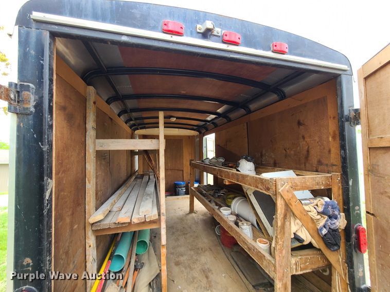 image for item DN5518 1995 Croft  enclosed cargo trailer