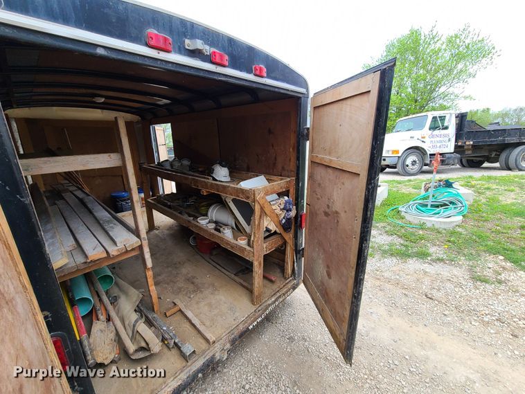 image for item DN5518 1995 Croft  enclosed cargo trailer