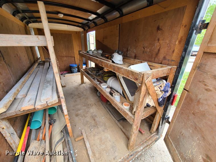 image for item DN5518 1995 Croft  enclosed cargo trailer