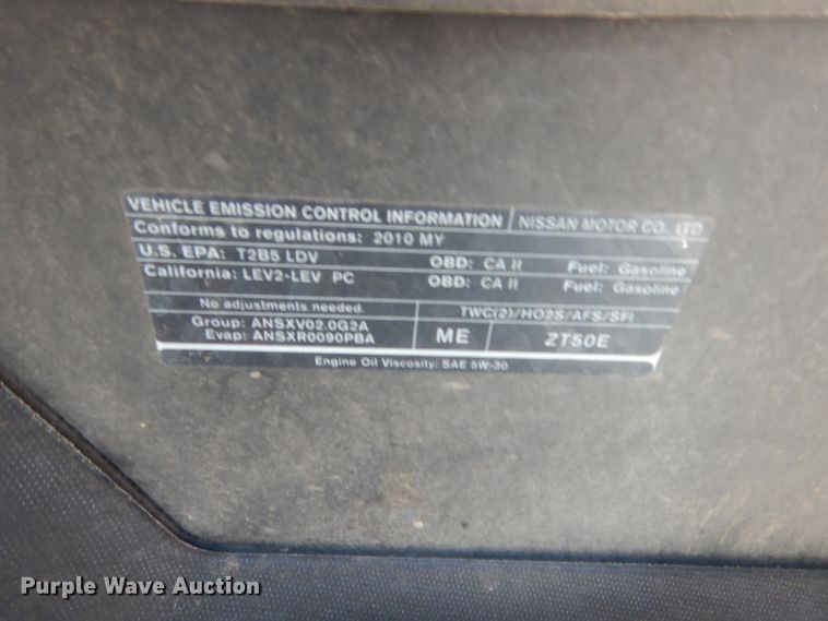 image for item ET9155 2010 Nissan Sentra