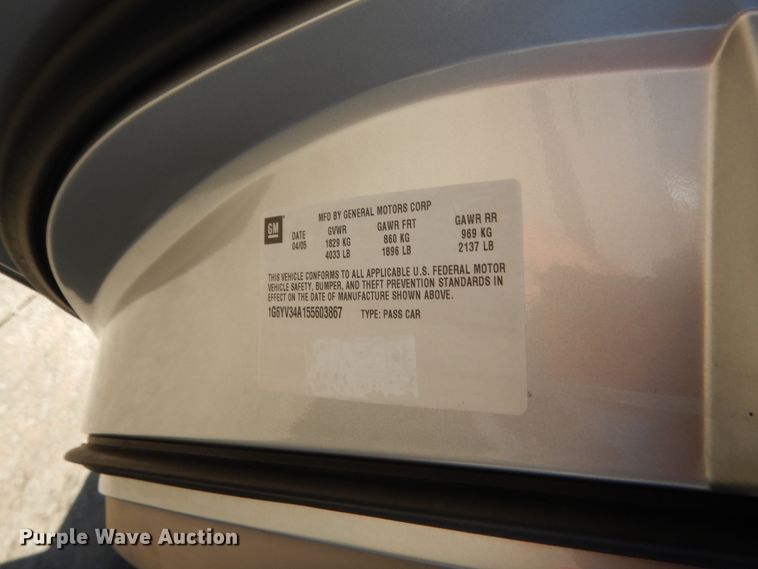 image for item ET9156 2005 Cadillac XLR  convertible