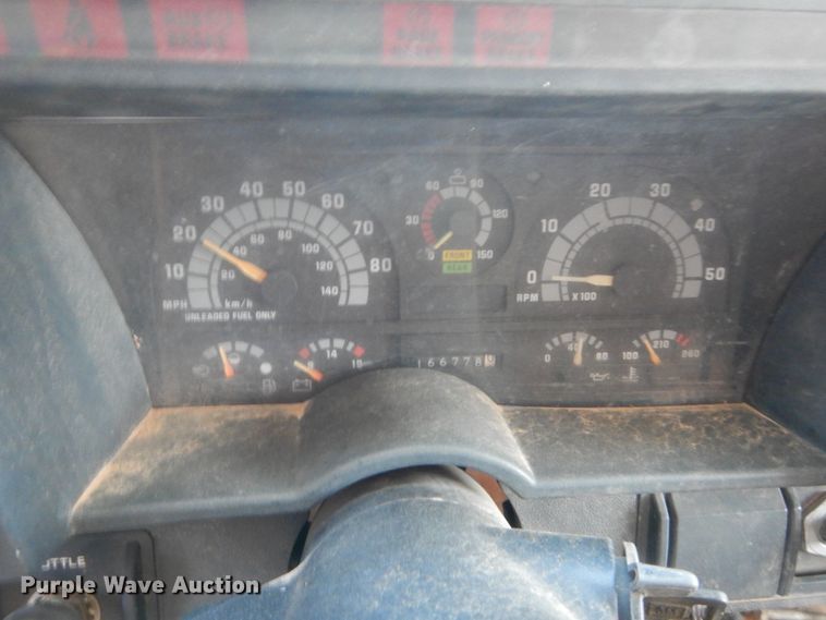 image for item ET9170 1990 Chevrolet Kodiak  flatbed truck